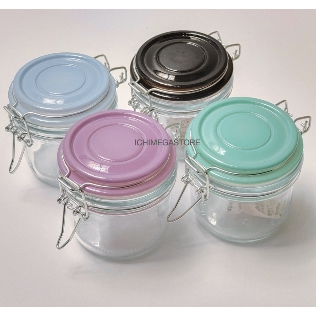 Jual ICHIMEGASTORE Toples Kaca Kedap Udara Klip Glass Canister Food ...