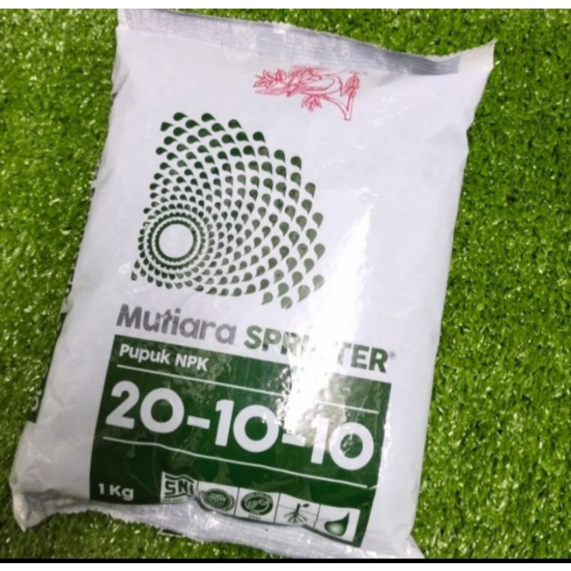 Jual Pupuk meroke, npk mutiara sprinter 20-10-10 isi 1 kg, kemasan ...