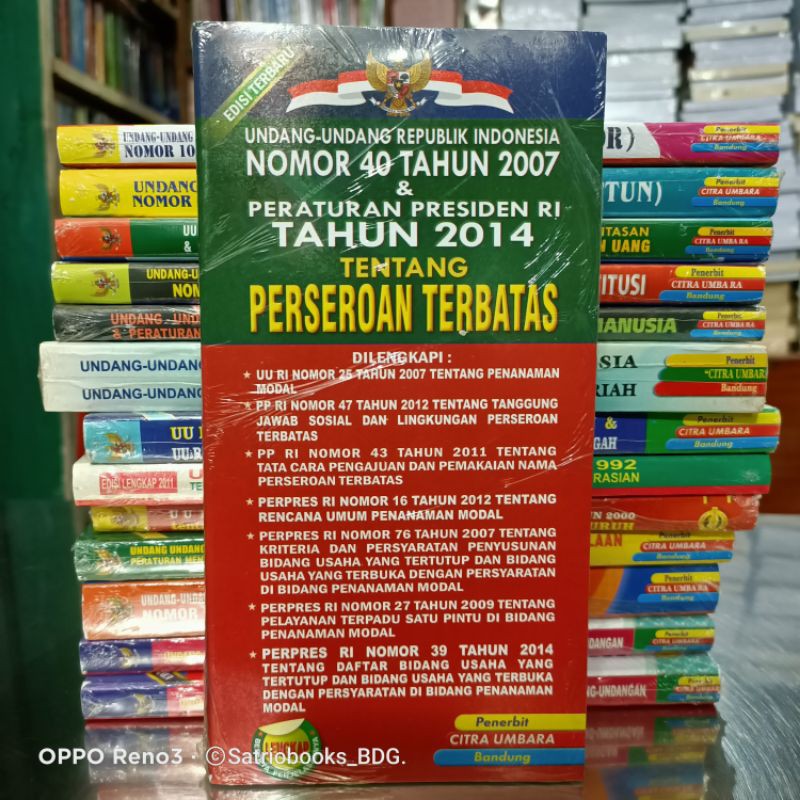 Jual Buku Undang Undang Perseroan Terbatas Buku Uu Pt Original Shopee Indonesia