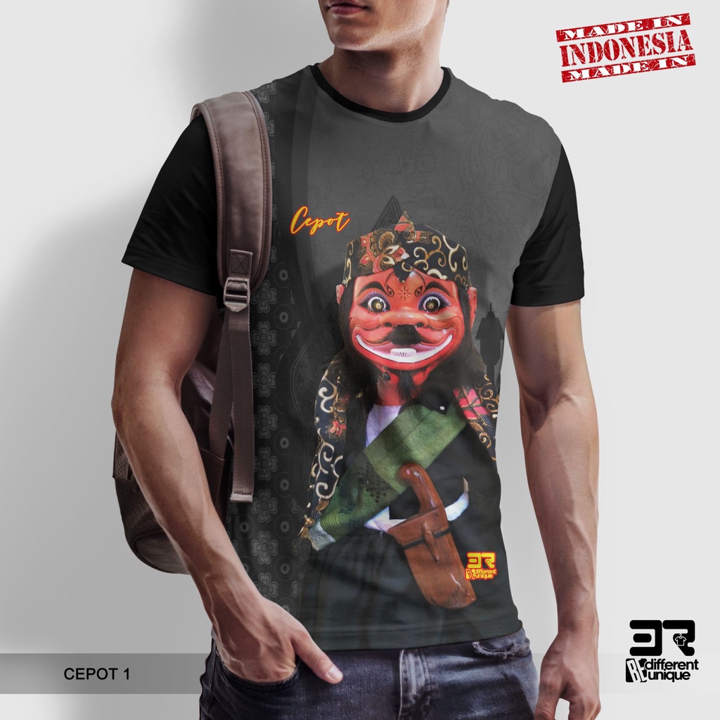 Jual [ COD ] KAOS PRINTING GAMBAR WAYANG CEPOT 1 - BAJU DISTRO ORIGINAL ...