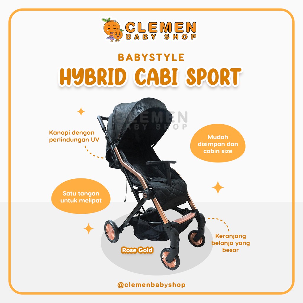 Babystyle hybrid cabi stroller online