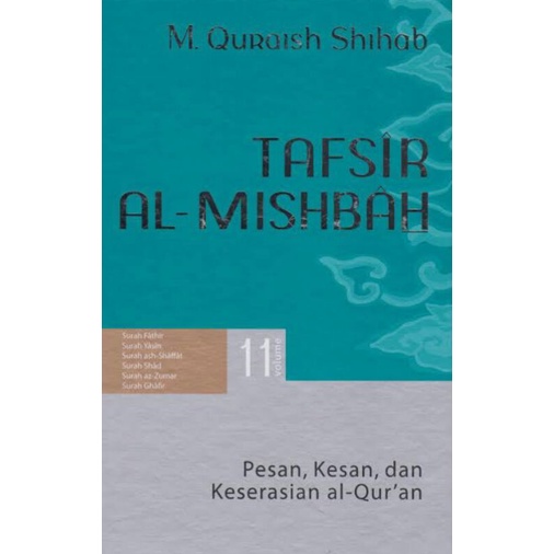 Jual Paket Satuan TAFSIR AL MISHBAH Jilid 1-15 M.Quraish Shihab (soft ...