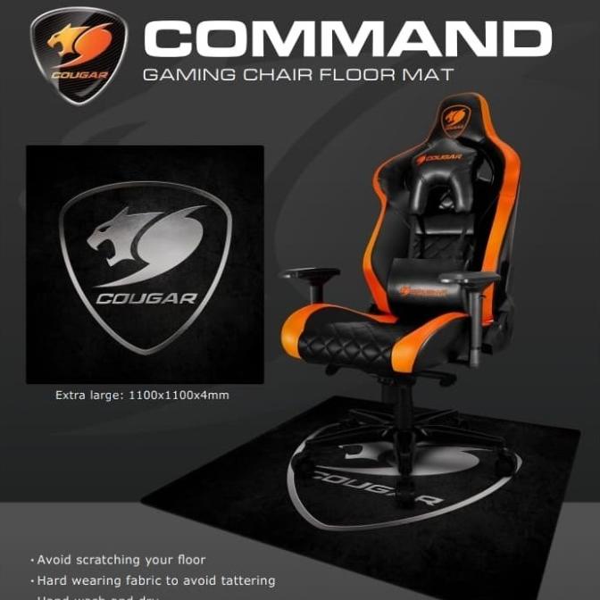 Jual Cougar Command Gaming Chair Floor Mat Karpet Alas Kursi Gaming