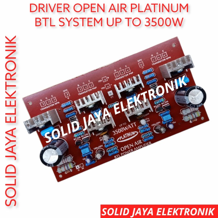 Jual KIT DRIVER POWER OPEN AIR UP 3500W BTL SYSTEM AMPLIFIER PLATINUM