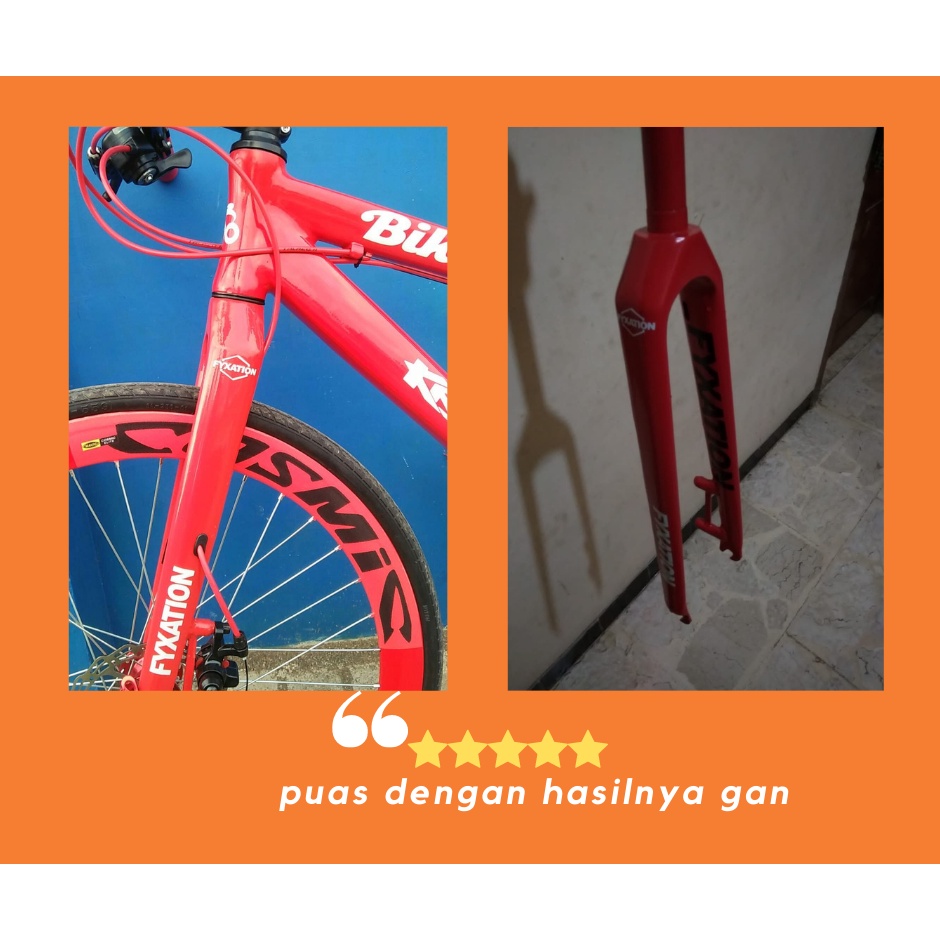 Mtb ganti fork rigid sale