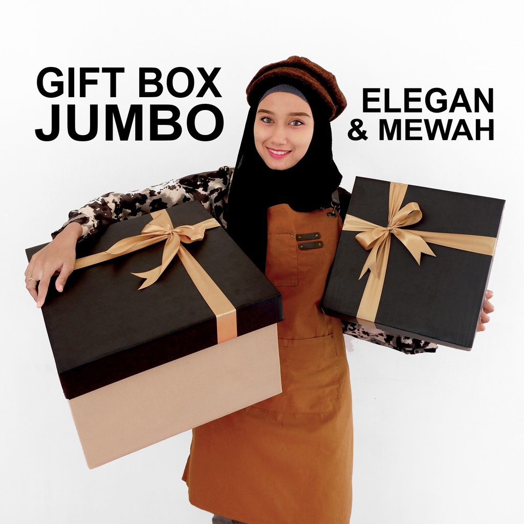 Jual Gift Box Jumbo / Kotak Kado / Jumbo 43x31cm / Packaging Hadiah ...