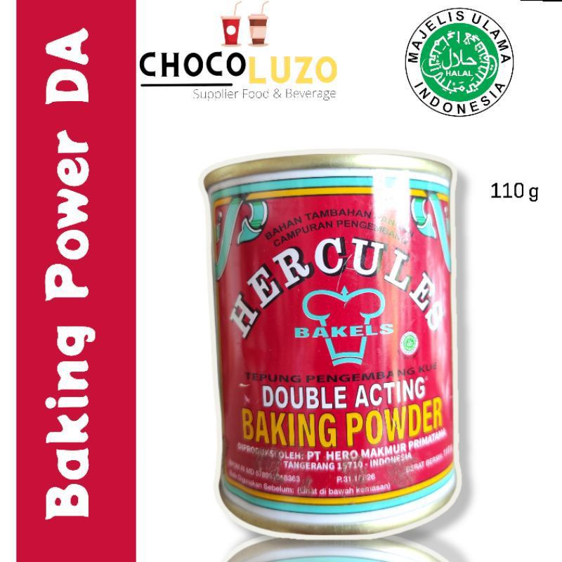 Jual Baking Powder Hercules Double Acting Kemasan Kaleng 110gr Shopee