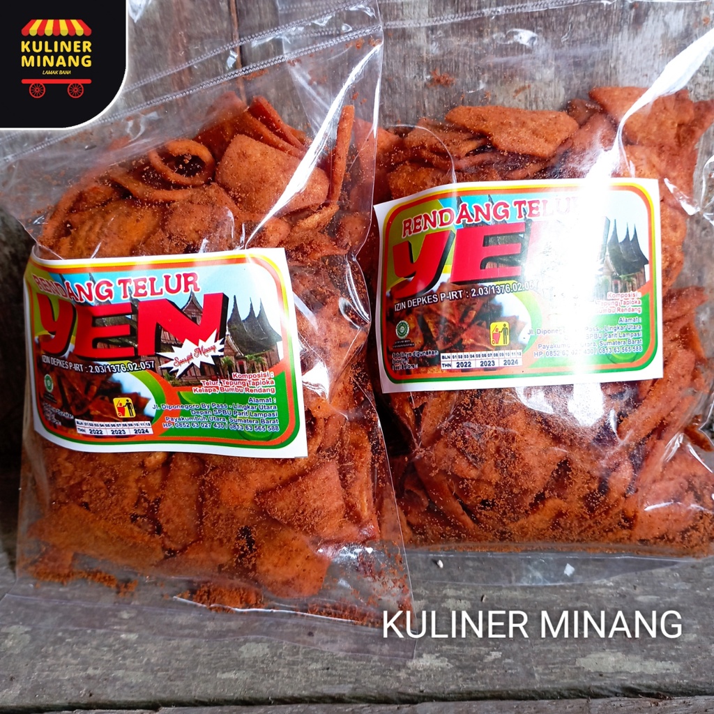 Jual Rendang Telur Yen Oleh-Oleh Asli Cemilan Kampung Makanan Khas ...