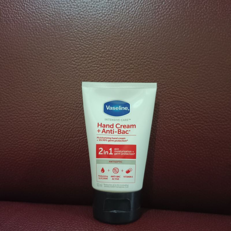 Jual Vaseline Hand Cream+Anti-Bac 50ml | Shopee Indonesia