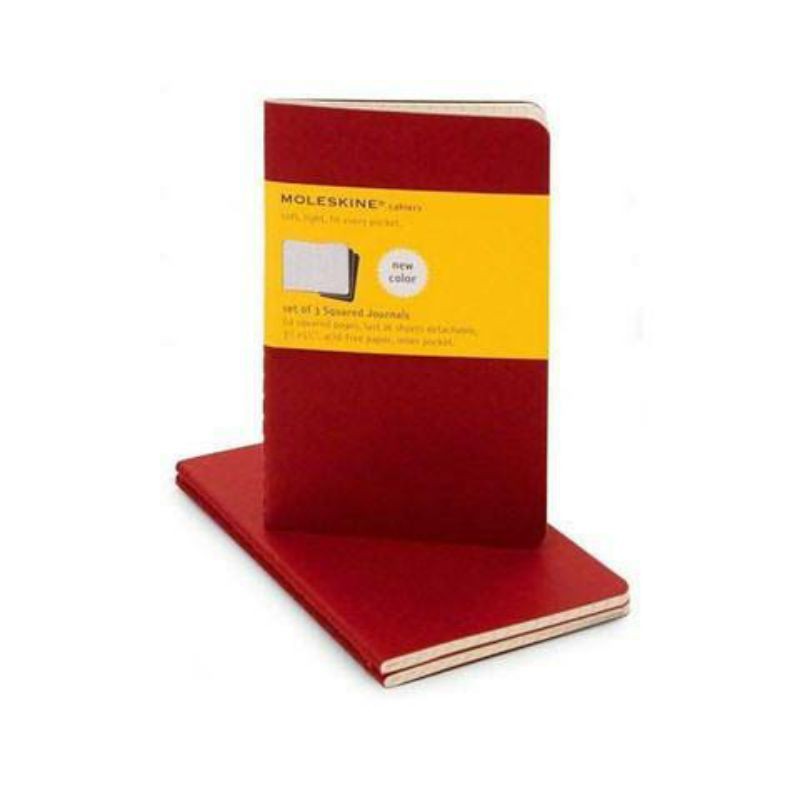 Jual Moleskine Squared Journals set of 3 Cahiers Series Shopee