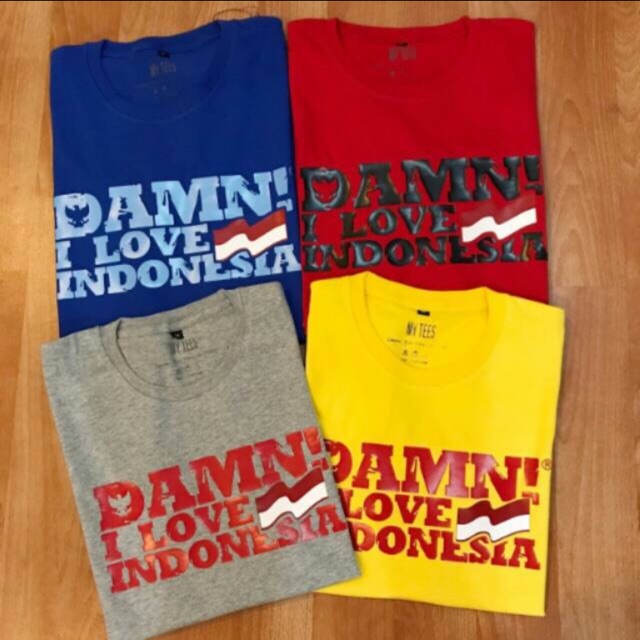 Jual Kaos DAMN I LOVE INDONESIA/ BLTEE / BRANDED TEE/ T-shirt/ Tumblr ...