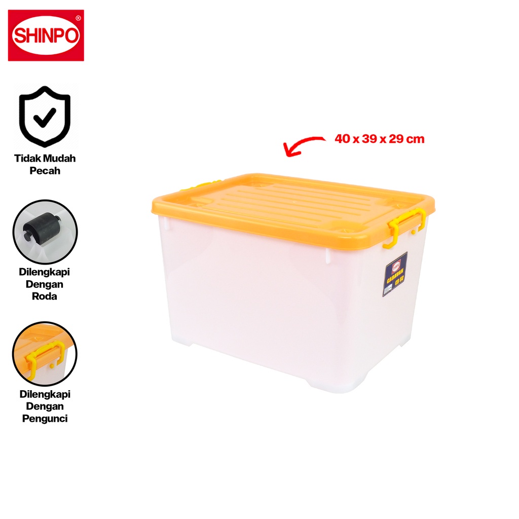 Jual SHINPO Kontainer Plastik Dengan Roda Sky Container Box Kotak ...
