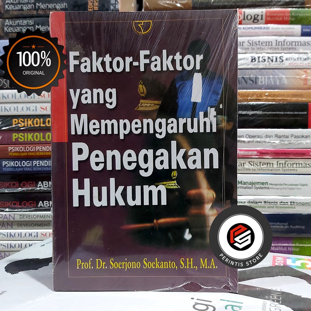 Jual Buku Original Faktor Faktor Yang Mempengaruhi Penegakan Hukum Oleh ...