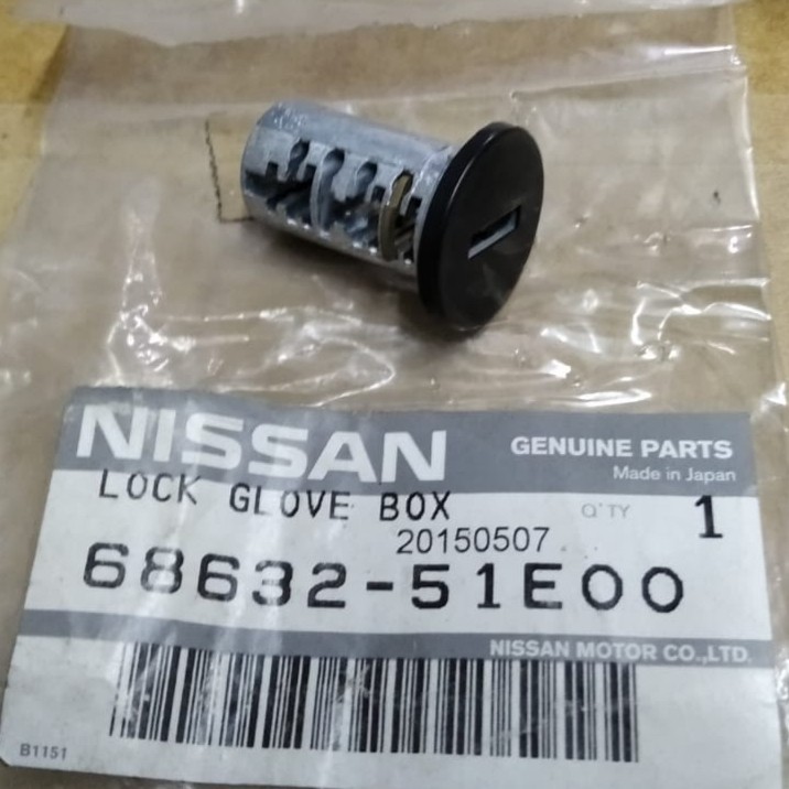 Jual CYL GLOVE BOX LID LOCK NISSAN PATHFINDER 6863251E00 ORISINIL