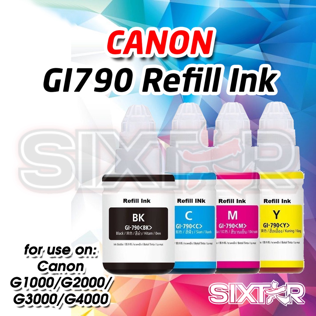 Jual Tinta Refill CGI790 GI790 G1000 G2000 G3000 G4000 GI-790 ...