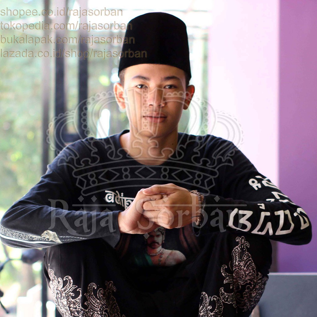 Jual Songkok Hitam Tinggi 14cm - Kopiah Songkok Peci Nasional 14 CM ...