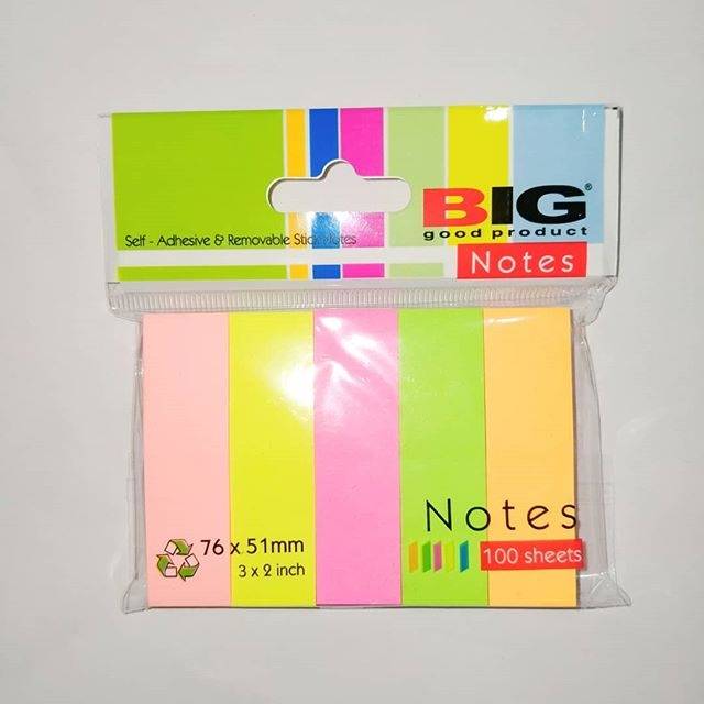 Jual Memo stick BIG 76x51 5 warna | Shopee Indonesia