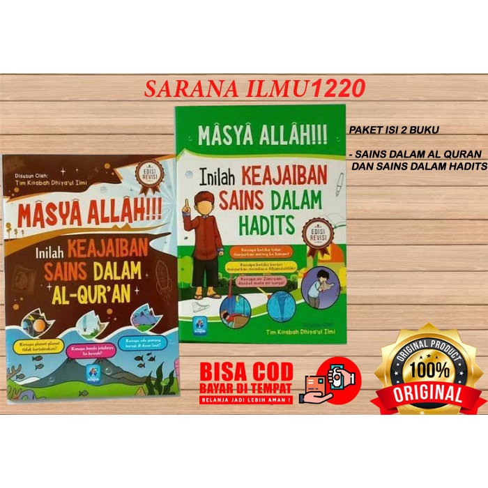 Jual PAKET 2BUKU MASYA ALLAH INILAH KEAJAIBAN SAINS DALAM AL QURAN DAN ...