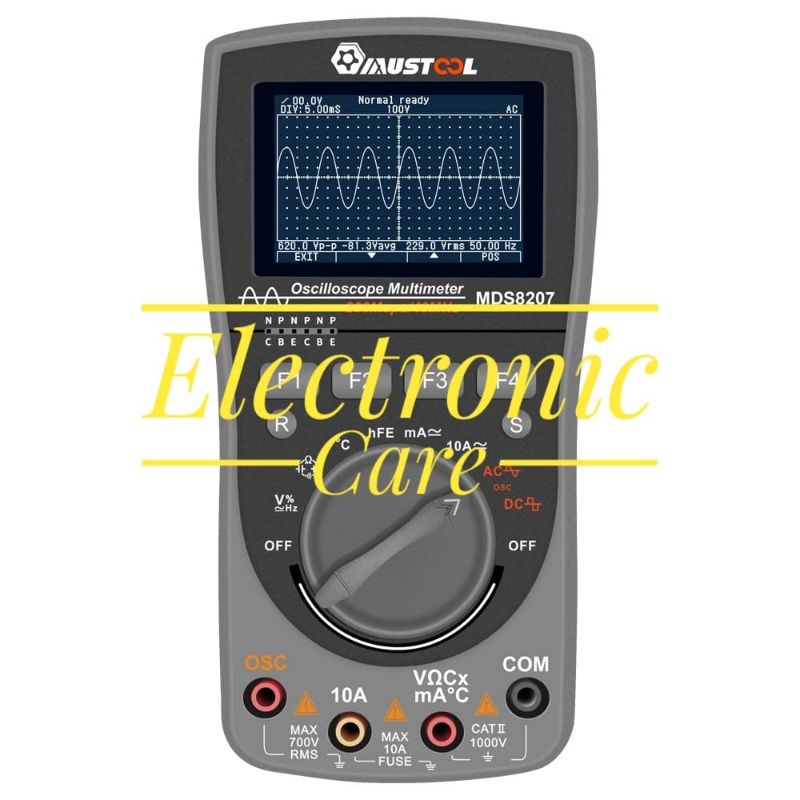 Jual Digital Oscilloscope Multimeter Mustool MDS8207 2in1 Shopee