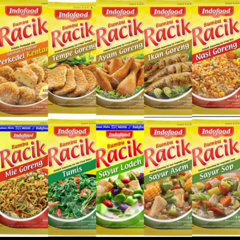 Jual INDOFOOD RACIK BUMBU MASAK INSTAN ALL VARIAN | Shopee Indonesia