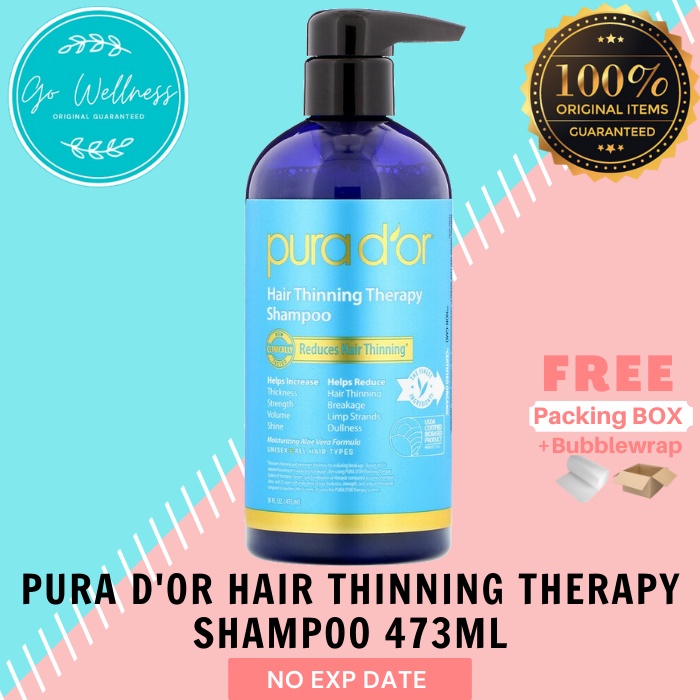 PURA D'OR. Hair Thinning Therapy Shampoo LAVENDER VANILLA