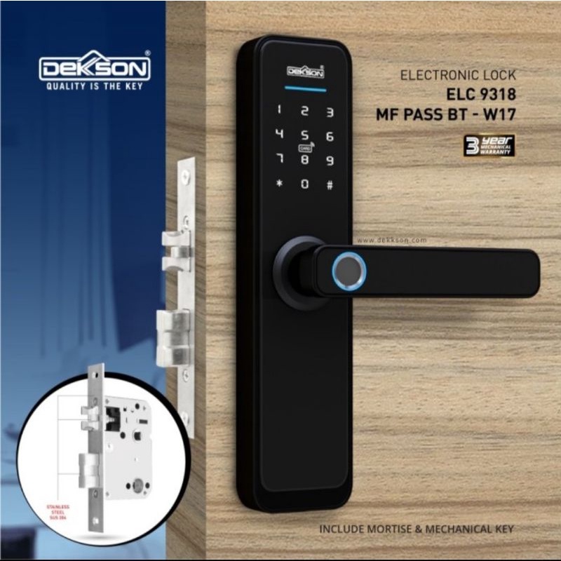 Jual Electronic Lock Dekkson Smart Door Lock Kunci Pintu Digital ...
