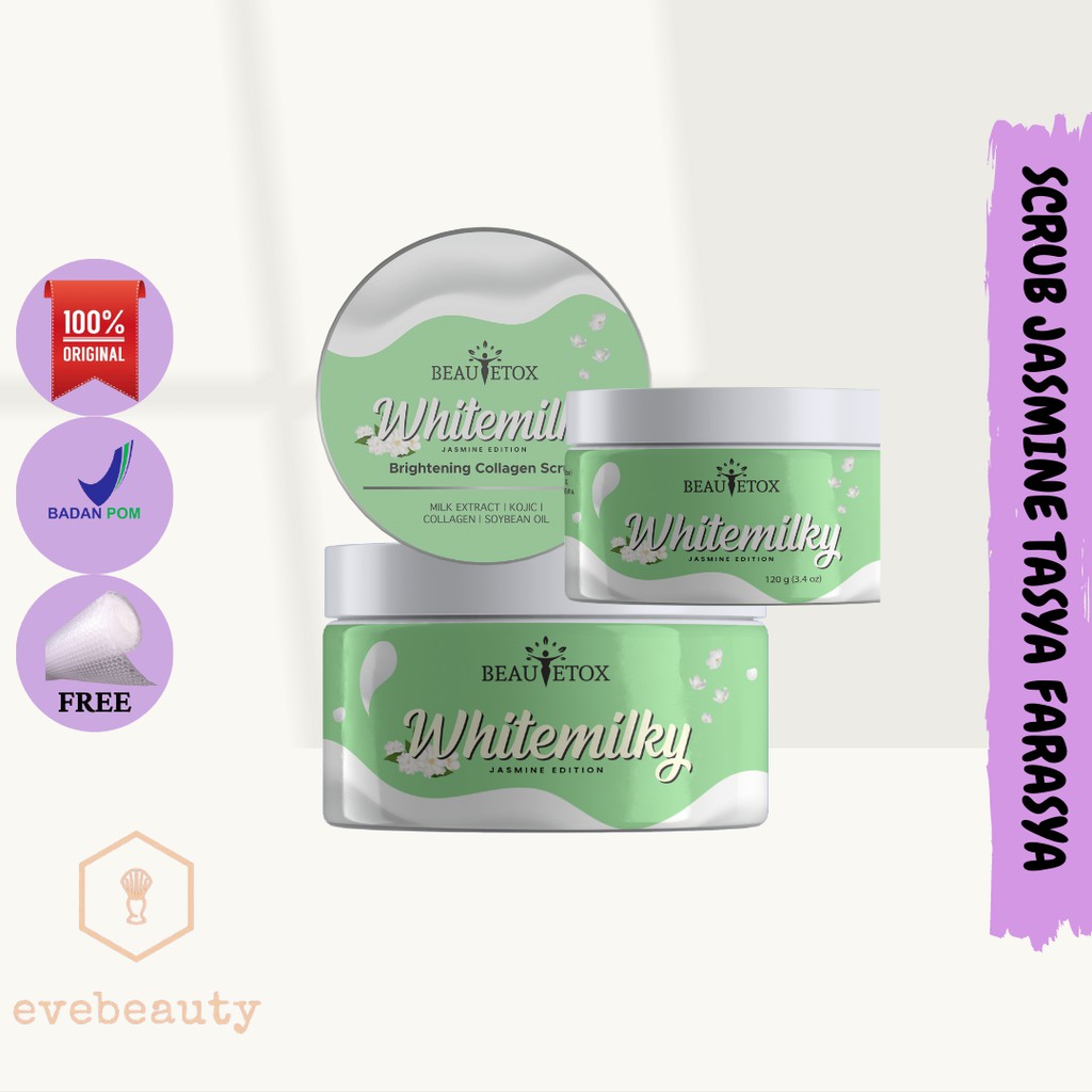 Jual (READY !!!!) BEAUTETOX SCRUB JASMINE LIMITED EDITION x Tasya farasya ( HARAP BACA DESKRIPSI