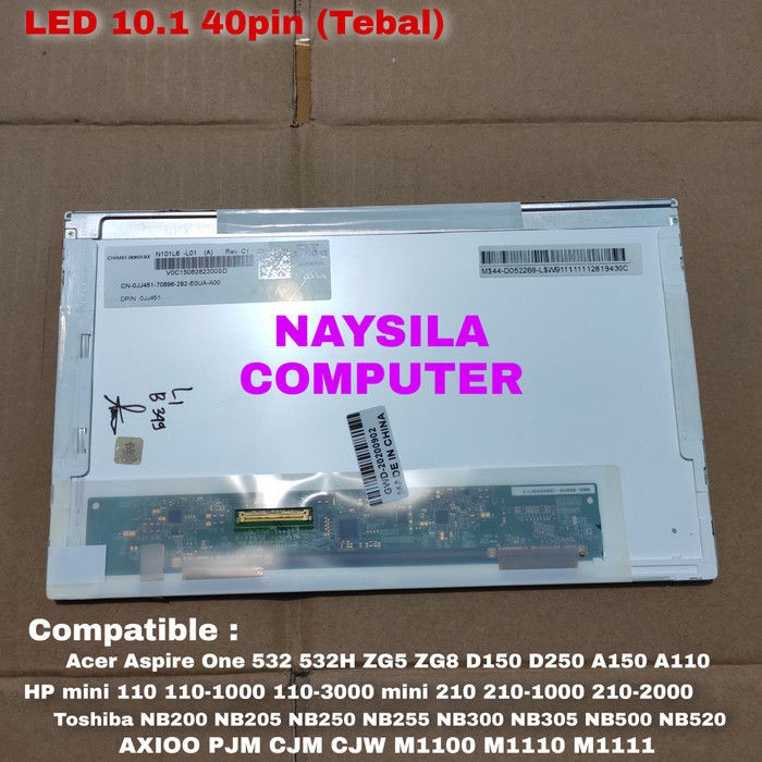Écran LCD LED 10.1" WSVGA Pour Toshiba Mini NB520-10R - Neuf, Livraison Rapide