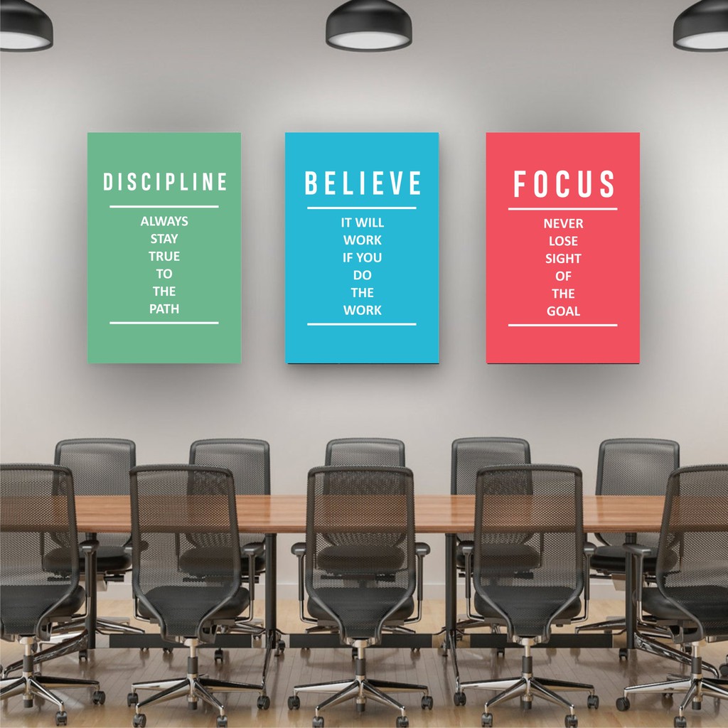 Jual POSTER MOTIVASI QUOTES POSTER KANTOR POSTER DINDING WALL DECOR