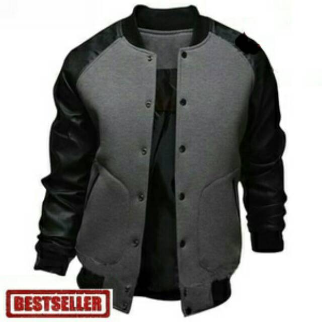 jaket kulit varsity JAKET BASEBALL