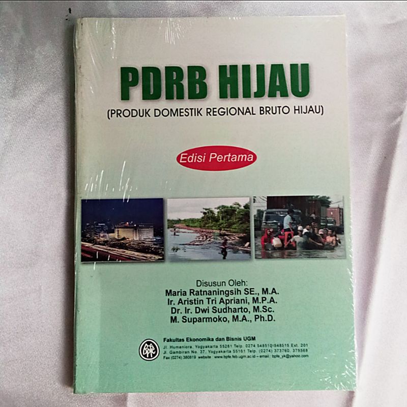 Jual Buku Original: PDRB Hijau (produk Domestik Regional Bruto Hijau ...