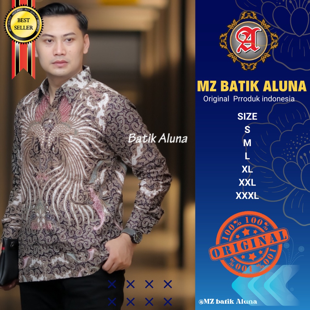 Jual Pakaian Batik Tradisional Premium Original Slimfit BAM013 | Shopee ...