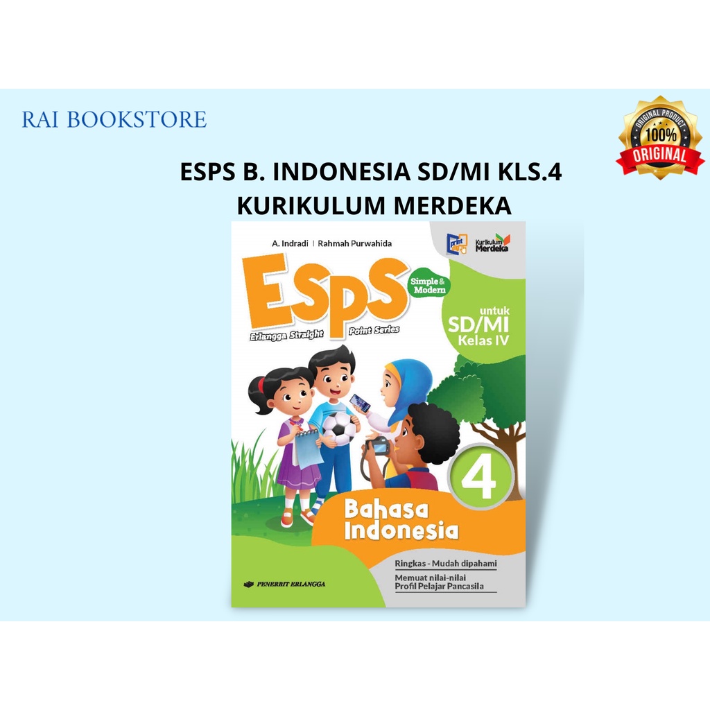 Jual BUKU ESPS SD BAHASA INDONESIA KURIKULUM MERDEKA KELAS 1 2 4 5 ...