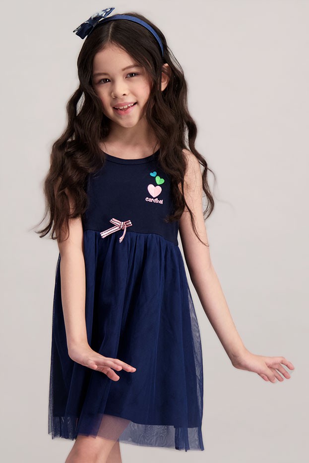 Cardinal Kids Girl Layer Stripe Dress