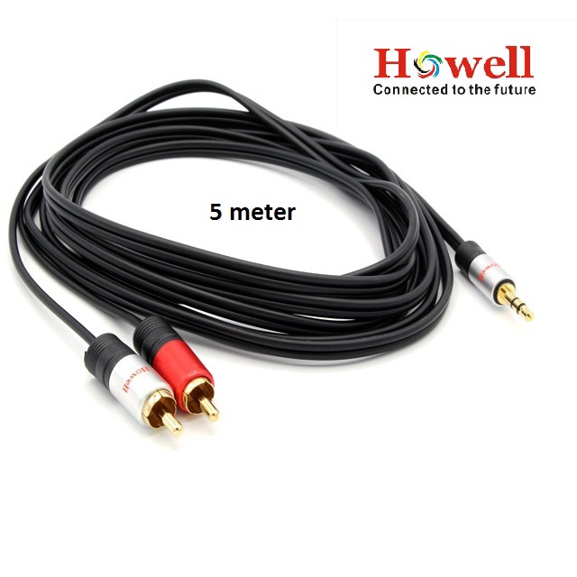 Jual Howell Kabel Audio Aux Rca M Shopee Indonesia