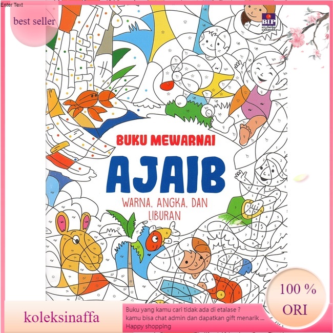 Jual Buku Anak - Buku Mewarnai Ajaib : Warna, Angka, Dan Liburan ...