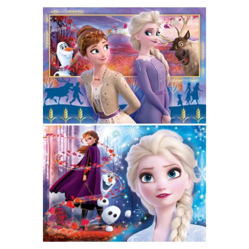 Jual Clementoni Disney Frozen II 2x60 Jigsaw Puzzle Made In Italy ...