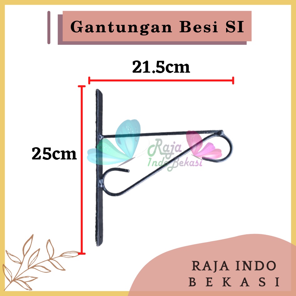 Jual Standing Pot Gantung Besi Si Gantungan Cantol Cantolan Pot Bunga