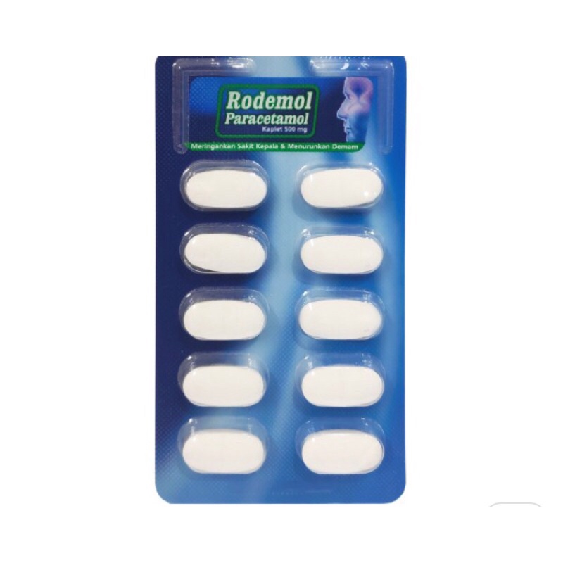 Jual Rodemol Paracetamol 500mg Obat Sakit kepala dan Penurun Demam ...