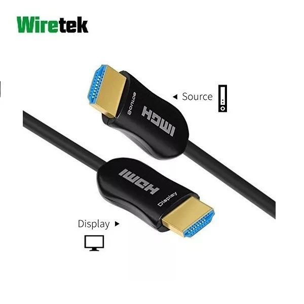 Kabel HDMI 2.0 4Kx2K 60Hz over Fiber Optic 100 meter WIRETEK