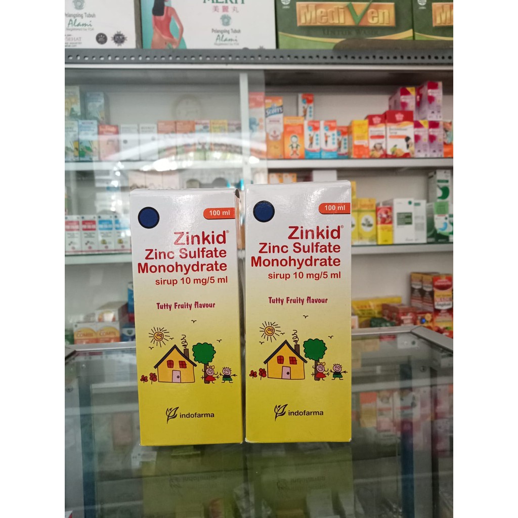 Jual Zinkid zinc sulfate untuk anak 100 ml Shopee Indonesia