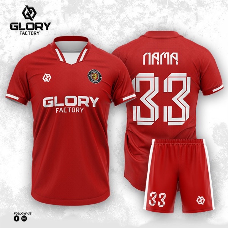 Jual Baju Bola & Futsal Sablon Polyplex Bisa Satuan Bahan Premium ...