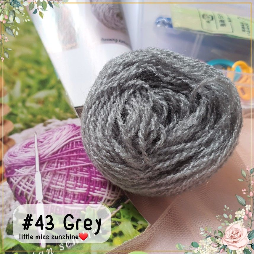 Jual Benang Siet/Breien Brayen 6 gr Rajut Merajut Seni Rajutan 44 Warna ...