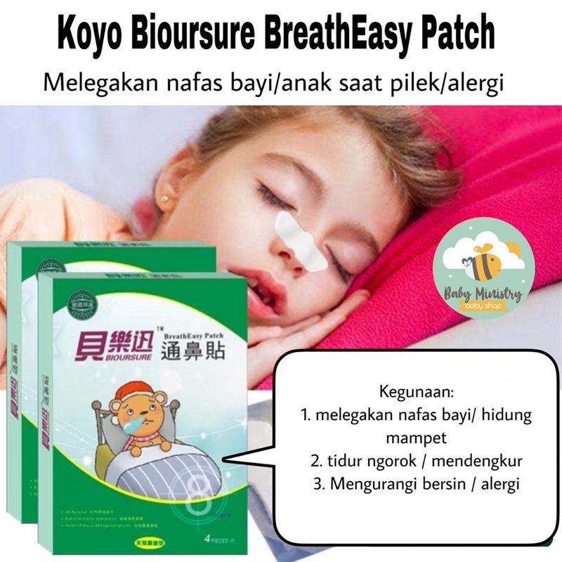 Jual BIOURSURE BREATHEASY PATCH / KOYO HIDUNG MAMPET / KOYO PILEK
