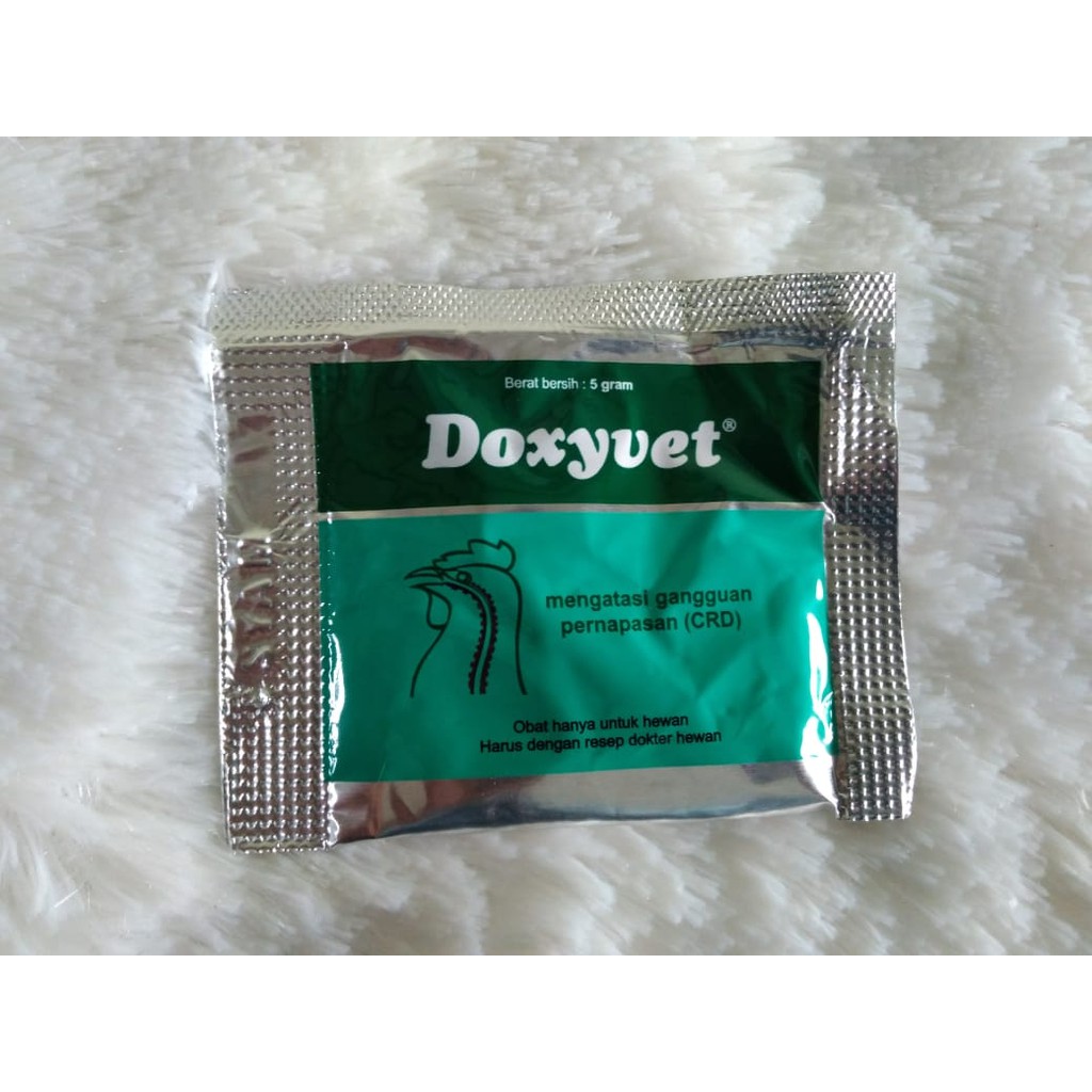 Jual DOXYVET 5 gr dan 10 gr, obat pilek, ngorok, CRD ayam, Antibiotik ...