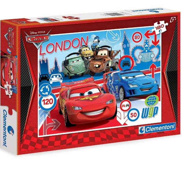 Jual Clementoni Puzzle Disney Pixar 180 pcs (Cars) | Shopee Indonesia