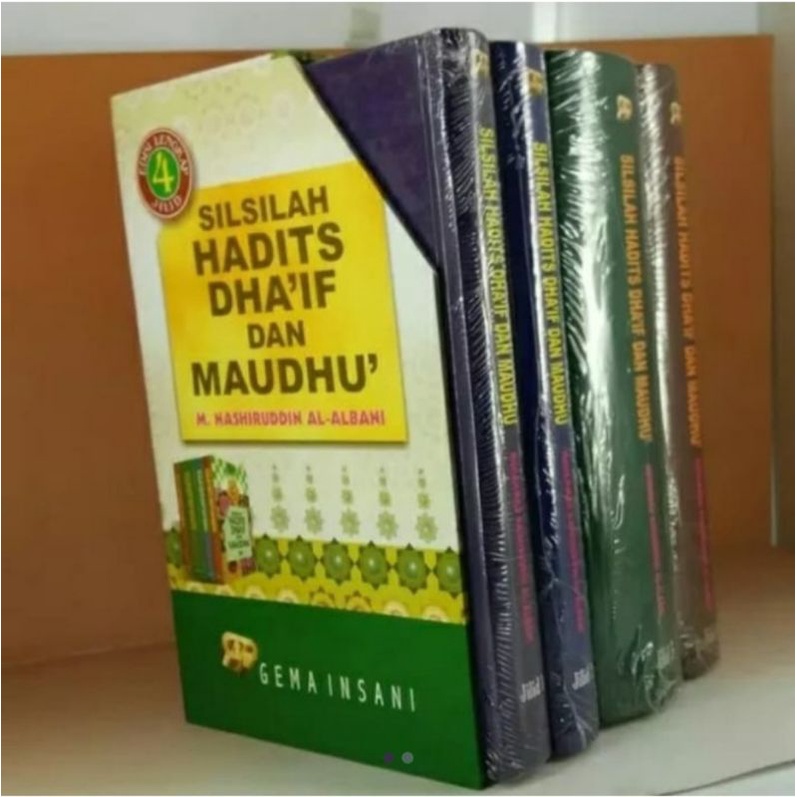 Jual [Original] Buku Silsilah Hadits Dhaif Dan Maudhu Lengkap 4 Jilid ...