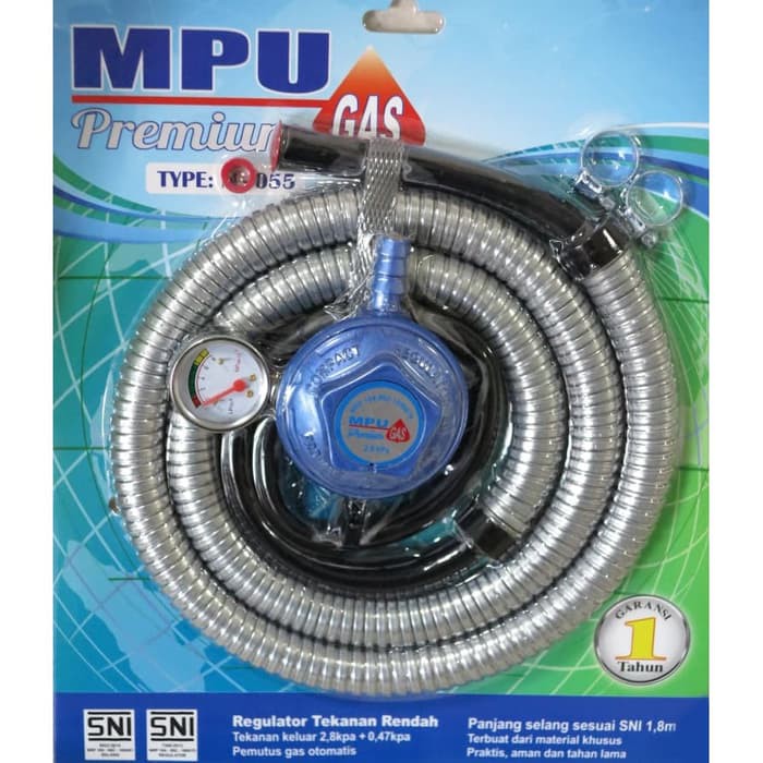 Jual Mpu M Regulator Dan Selang Gas Lpg Tekanan Rendah Anti Bocor Shopee Indonesia