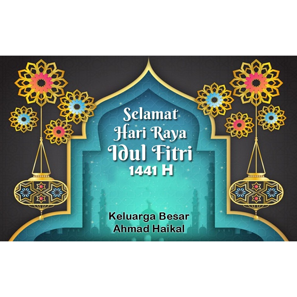 Jual Label Ucapan Hari Raya Idul Fitri/Kartu Ucapan Hadiah Parcel (50 ...