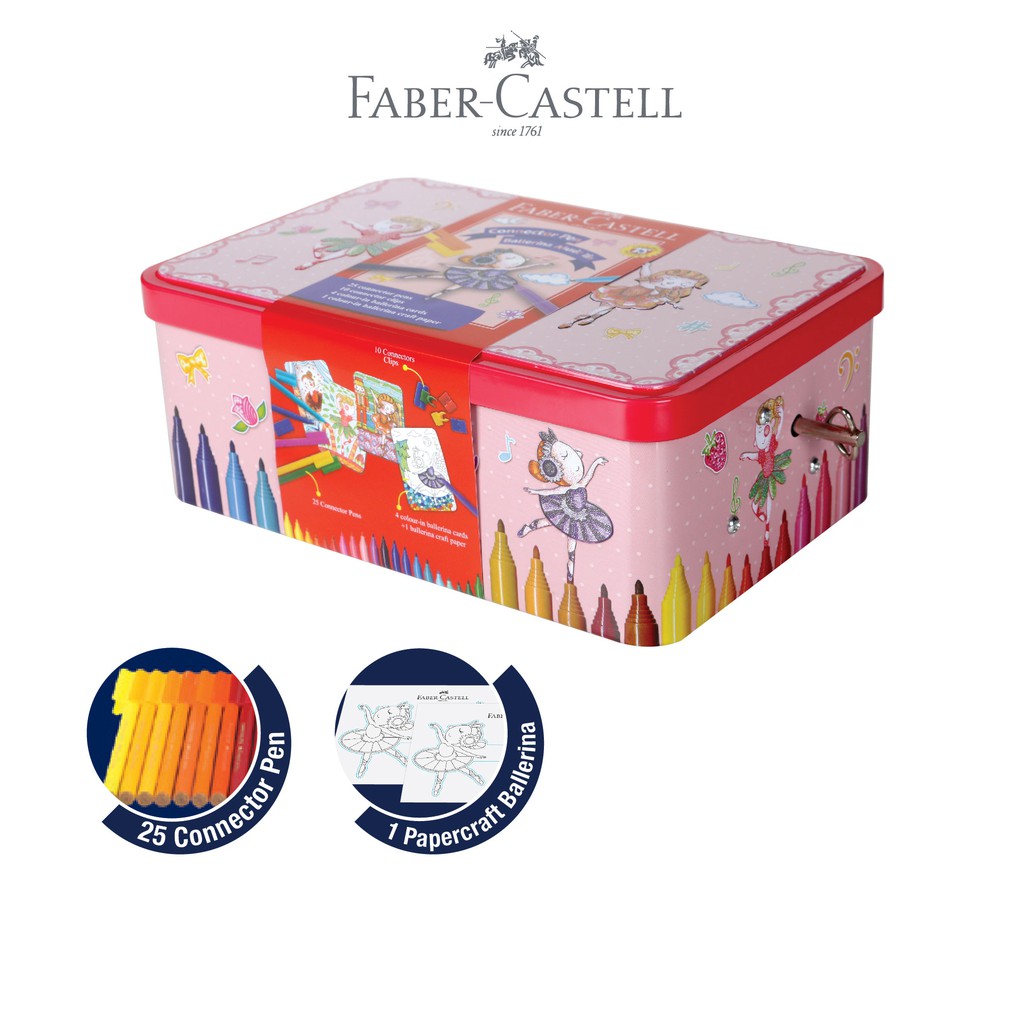Jual Faber-Castell Connector Pen Ballerina Music Box